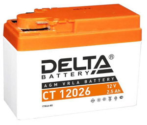 АКБ 12V2.5Ah (115х25х86) ( необслуж.) Delta