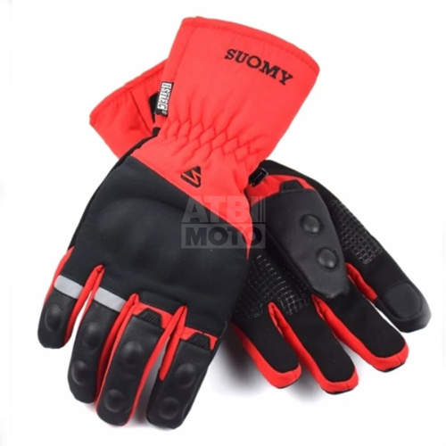 Перчатки зимние SUOMY Red GL88, L Перчатки зимние SUOMY Red GL88, L
