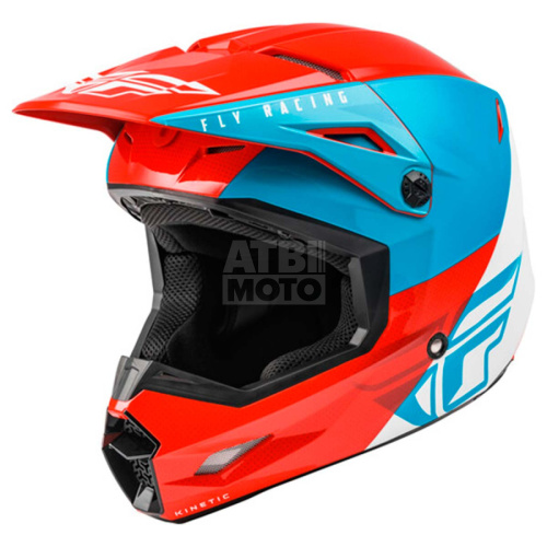 Шлем кроссовый FLY RACING KINETIC Straight Edge Шлем кроссовый FLY RACING KINETIC Straight Edge