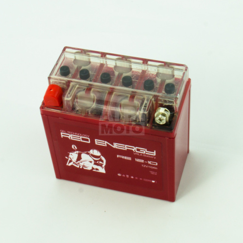 АКБ 12V10Ah (140x80x143) (гелевая, необслуж.) RED NRG (не использовать) АКБ 12V10Ah (140x80x143) (гелевая, необслуж.) RED NRG (не использовать)
