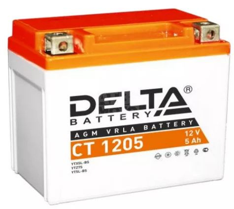 АКБ 12V5Ah (114x70x106) (необслуж.) Delta АКБ 12V5Ah (114x70x106) (необслуж.) Delta