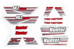 Комплект графики на квадроцикл Hunter NEW 2018 красный Комплект графики на квадроцикл Hunter NEW 2018 красный